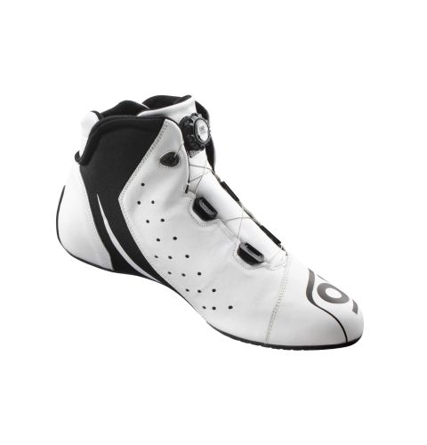 Buty OMP One Evo X R FIA 8856-2018 biało-czarne