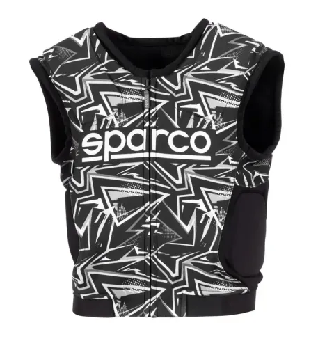Kamizelka ochronna SPARCO SJ PRO-K3 czarno-szaro-biała