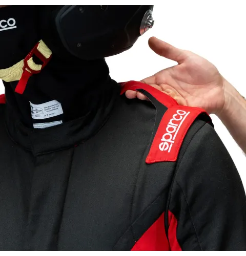 Kombinezon Sparco Sprint Advanced FIA 8856-2018 czarno-czerwony