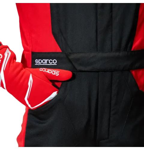 Kombinezon Sparco Sprint Advanced FIA 8856-2018 czarno-czerwony