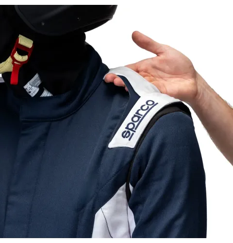 Kombinezon Sparco Sprint Advanced FIA 8856-2018 granatowo-biały