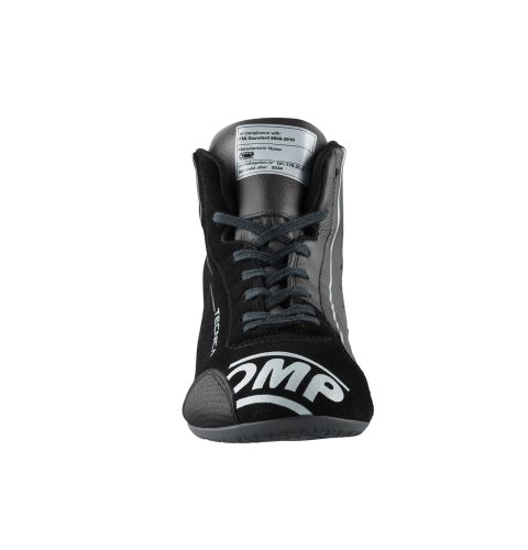 Buty OMP Tecnica 2025 FIA 8856-2018 czarno-antracytowe