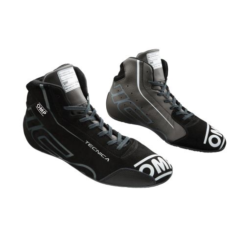 Buty OMP Tecnica 2025 FIA 8856-2018 czarno-antracytowe