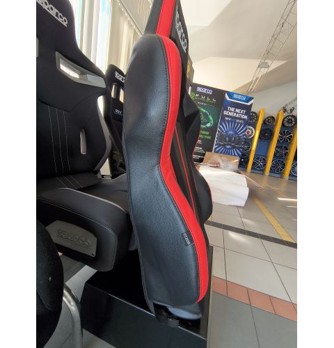 Fotel biurowy SPARCO TROOPER – czarno-czerwony