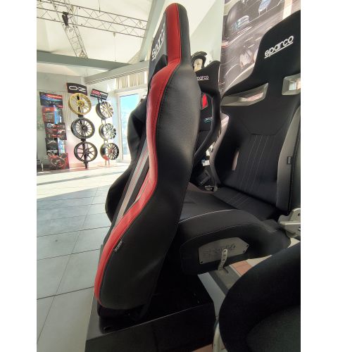 Fotel biurowy SPARCO TROOPER – czarno-czerwony