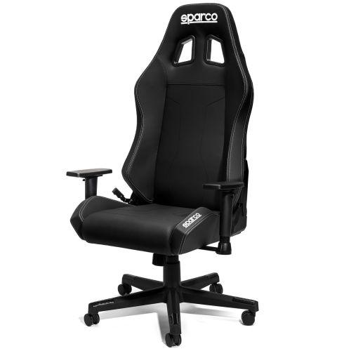 Fotel biurowy Sparco Coach czarno-biały