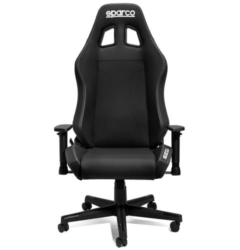 Fotel biurowy Sparco Coach czarno-biały