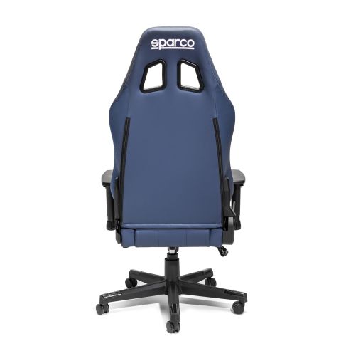 Fotel biurowy Sparco Coach niebiesko-szary