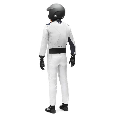 Kombinezon Sparco Sprint Advanced Asymetrical FIA 8856-2018 biało-granatowy
