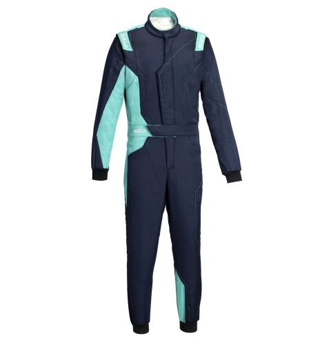 Kombinezon Sparco Sprint Advanced Asymetrical FIA 8856-2018 granatowo-błękitny