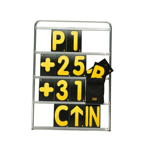 Tablica wyników OMP PROFESSIONAL z zestawem znaków