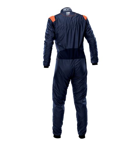 Kombinezon OMP One-S Air FIA 8856-2018 granatowo-pomarańczowy