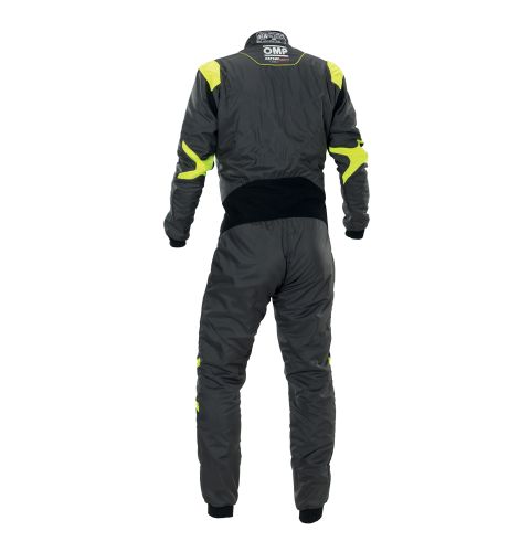 Kombinezon OMP One Evo Air FIA 8856-2018 szaro-żółty
