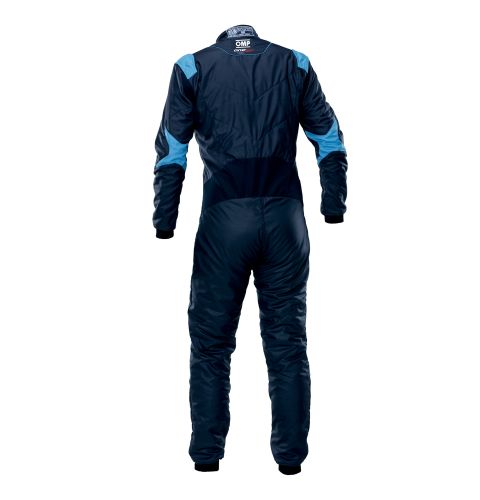 Kombinezon OMP One Evo Air FIA 8856-2018 granatowo-błękitny