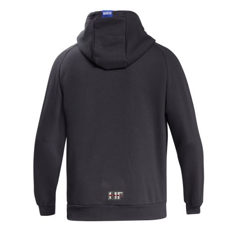 Bluza z kapturem Sparco Lancia HF Heritage Stratos czarno-zielona