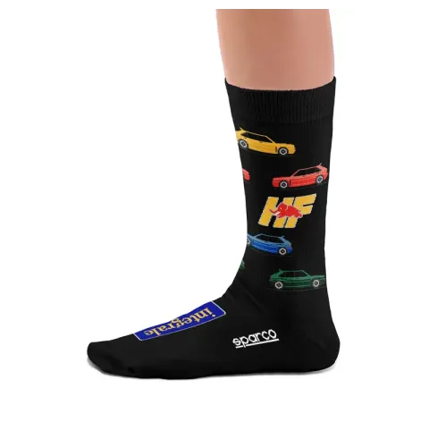 Skarpety Sparco Icon Design Lancia Delta Collection czarne