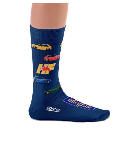 Skarpety Sparco Icon Design Lancia Delta Collection granatowe