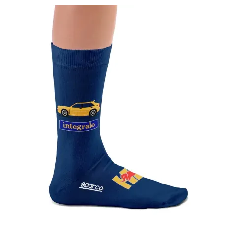 Skarpety Sparco Icon Design Lancia HF Integrale granatowe