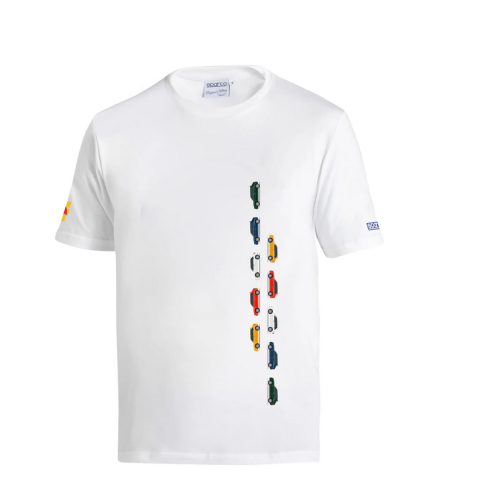 Koszulka T-Shirt Sparco HF Delta Collections biała