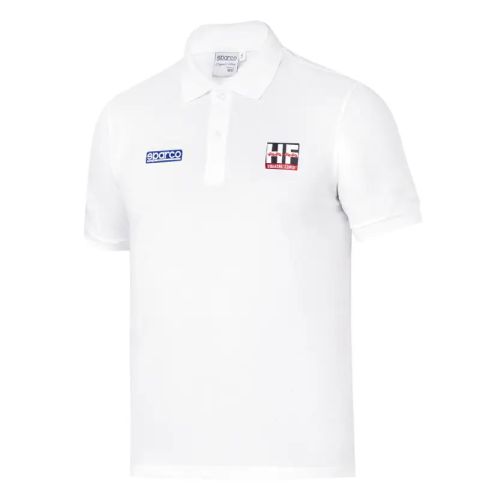 Koszulka Polo Sparco Lancia HF Squadra Corse Lunetta biała