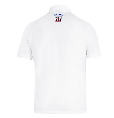Koszulka Polo Sparco Lancia HF Squadra Corse Lunetta biała
