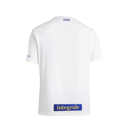 Koszulka T-Shirt Sparco Lancia HF Delta Integrale biało-czerwona