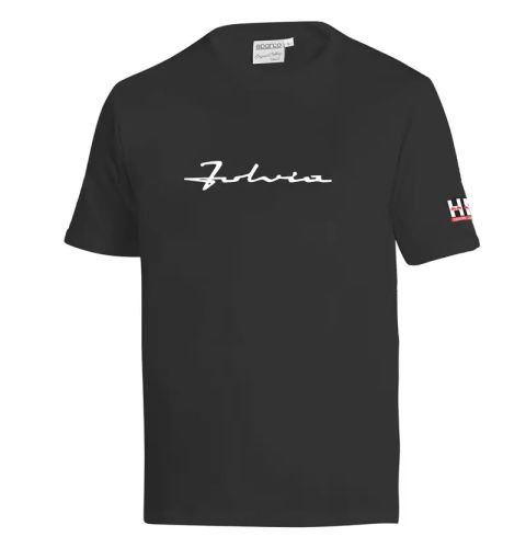 Koszulka T-Shirt Sparco Lancia HF Fulvia czarna