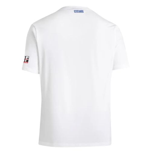 Koszulka T-Shirt Sparco Lancia HF Fulvia biała