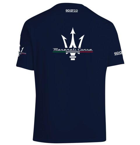 Koszulka T-Shirt Sparco Maserati Corse granatowa