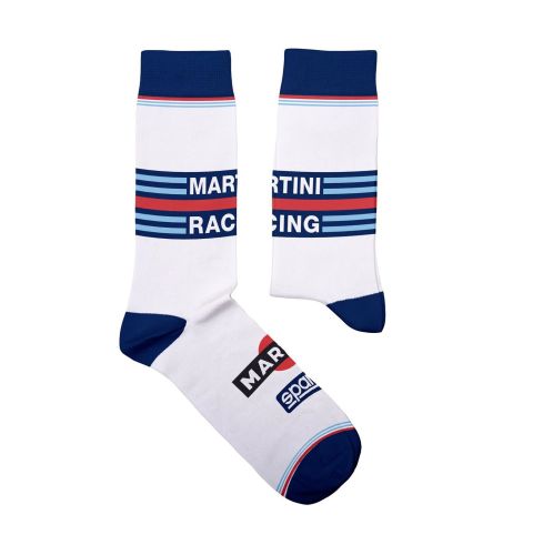 Skarpety Sparco Iconic Design 2 Martini Racing białe