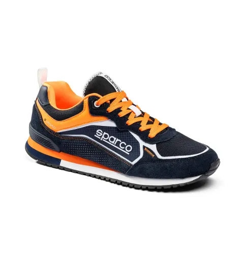 Buty Sparco S-ROAD granatowo-pomarańczowe fluo