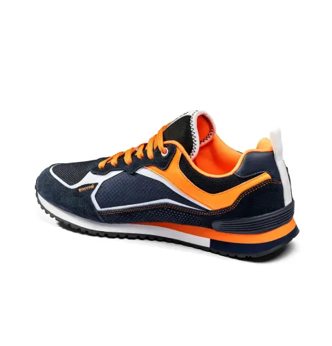 Buty Sparco S-ROAD granatowo-pomarańczowe fluo