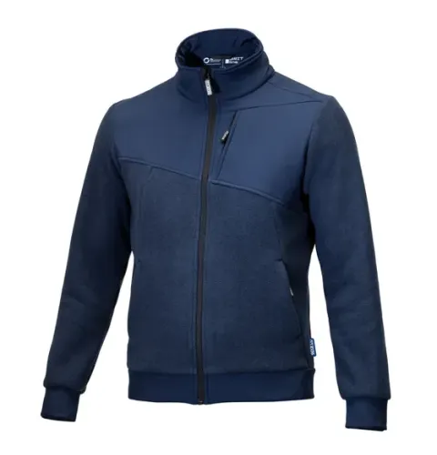 Bluza polarowa zapinana Sparco Grit Crestone granatowa