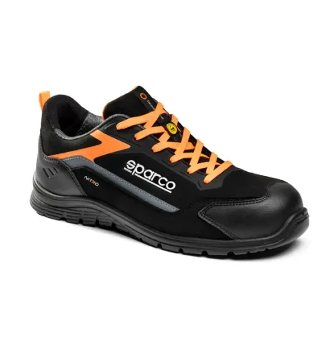 Buty Sparco Nitro Kalle 2026 czarno-pomarańczowe fluo