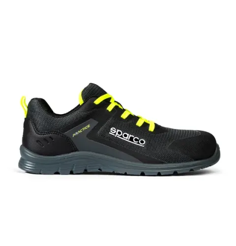 Buty Sparco Practice Advanced Josef 2026 czarno-żółte fluo