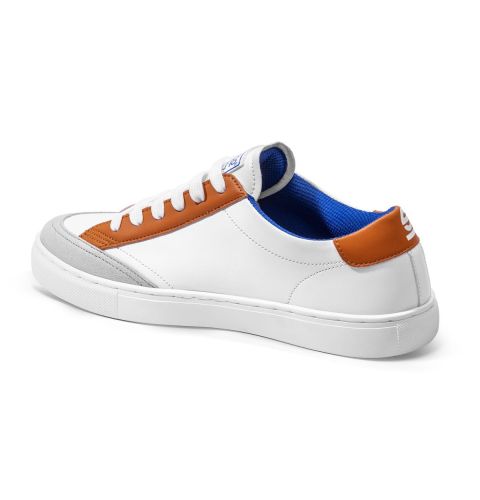 Buty SPARCO S-TIME - biało-pomarańczowe