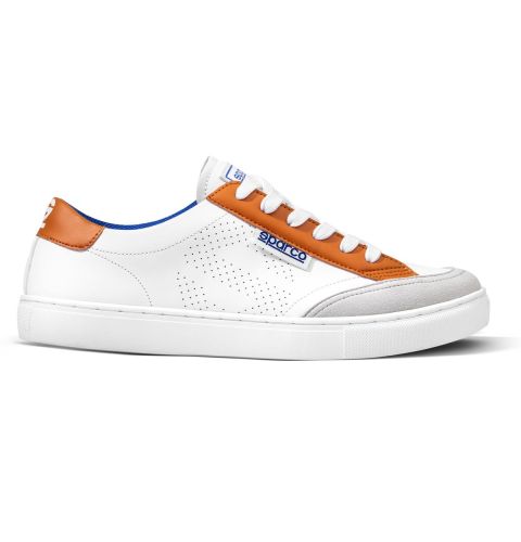 Buty SPARCO S-TIME - biało-pomarańczowe
