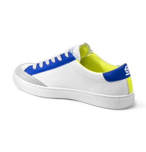 Buty SPARCO S-TIME - biało-niebiesko-żółte