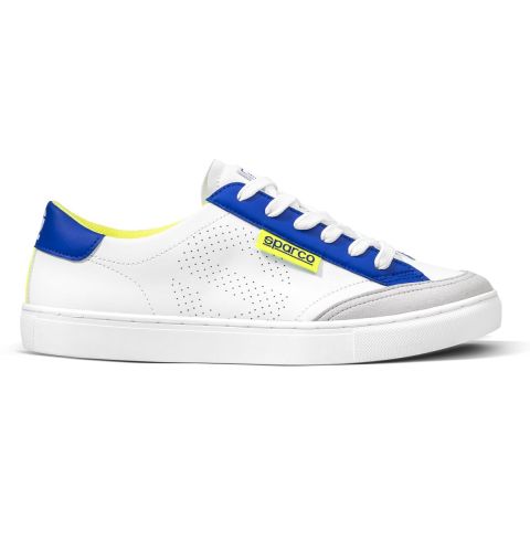 Buty SPARCO S-TIME - biało-niebiesko-żółte