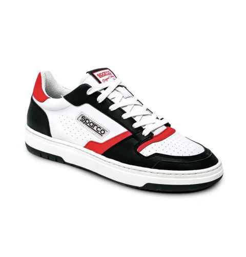 Buty SPARCO S-URBAN - biało-czarno-czerwone