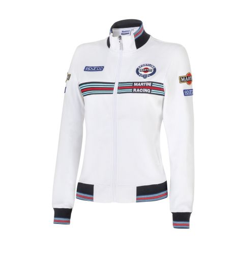 Bluza rozpinana damska SPARCO MARTINI RACING - biała