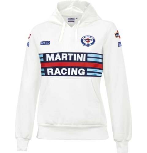 Bluza damska z kapturem SPARCO LADY MARTINI RACING - biała
