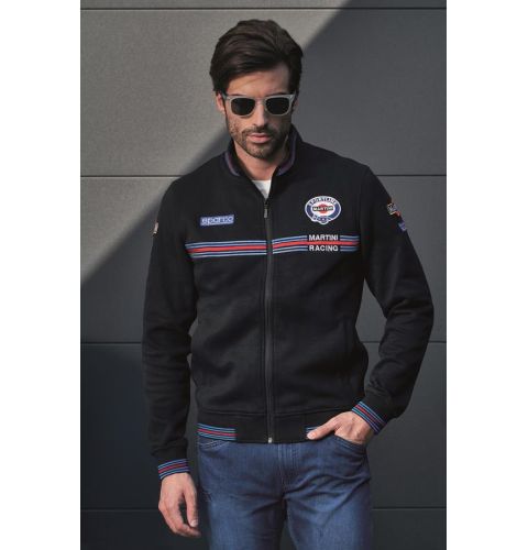 Bluza rozpinana SPARCO MARTINI RACING - czarna