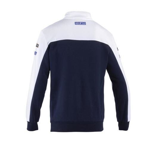 Bluza z zamkiem SPARCO MARTINI RACING - granatowo-biała