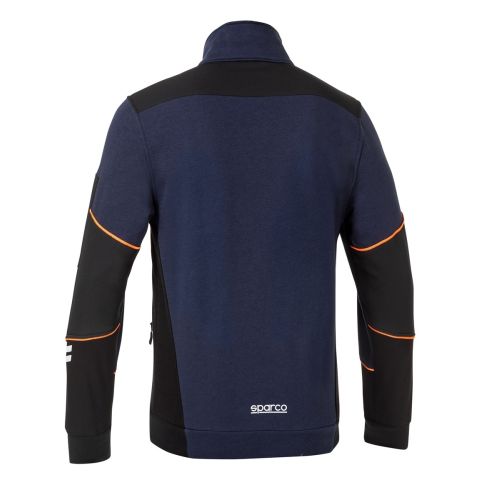 Bluza rozpinana SPARCO TECH ALABAMA - granatowo-pomarańczowa