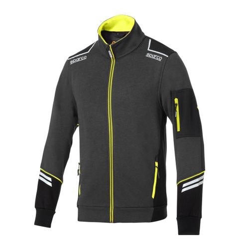 Bluza rozpinana SPARCO TECH ALABAMA - szaro-żółta