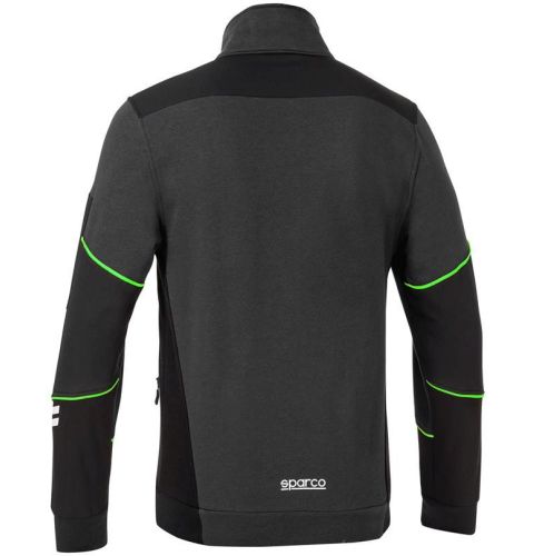 Bluza rozpinana SPARCO TECH ALABAMA - szaro-zielona