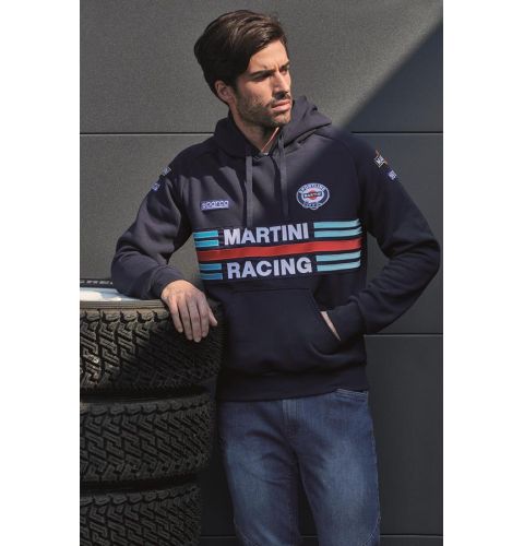 Bluza z kapturem SPARCO MARTINI RACING - granatowa