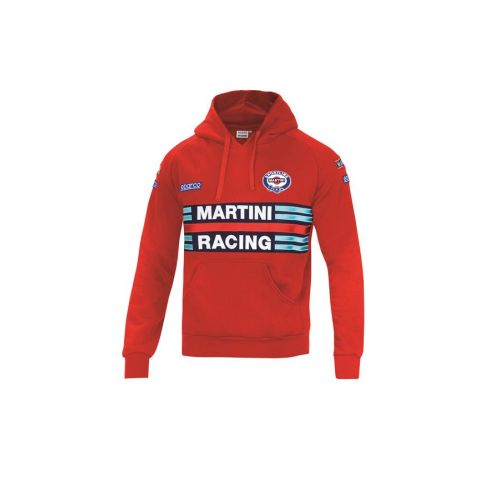 Bluza z kapturem SPARCO MARTINI RACING - czerwona
