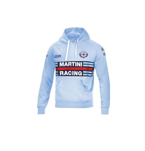 Bluza z kapturem SPARCO MARTINI RACING - błękitna